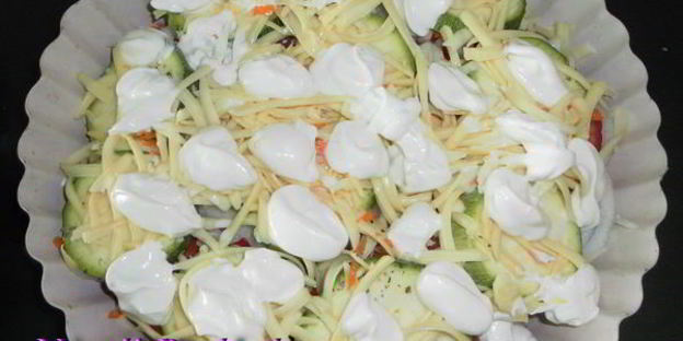 запеканка кабачок