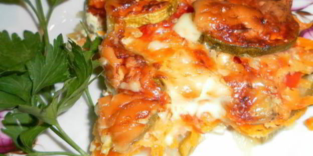 запеканка кабачок