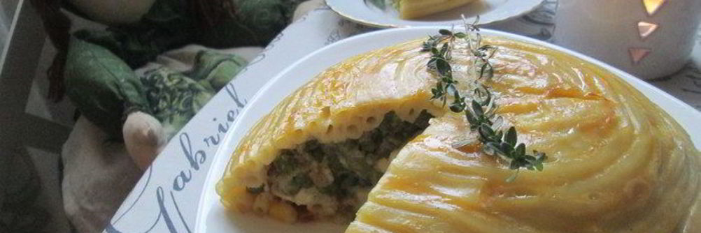 Запеканка Купол из макарон