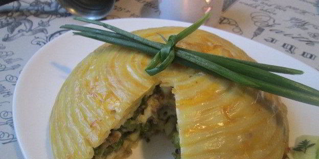 запеканка купол из макарон