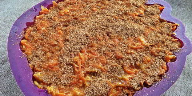 запеканка морковная с курагой