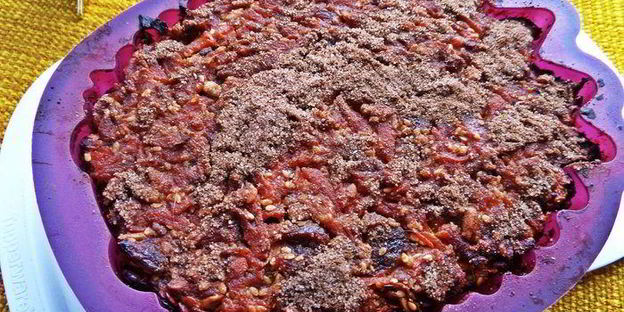 запеканка морковная с курагой