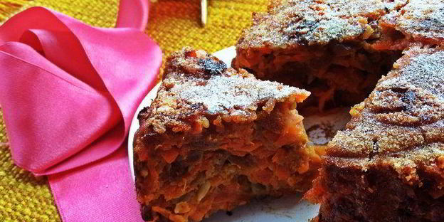 запеканка морковная с курагой