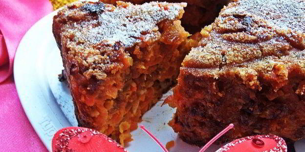 запеканка морковная с курагой