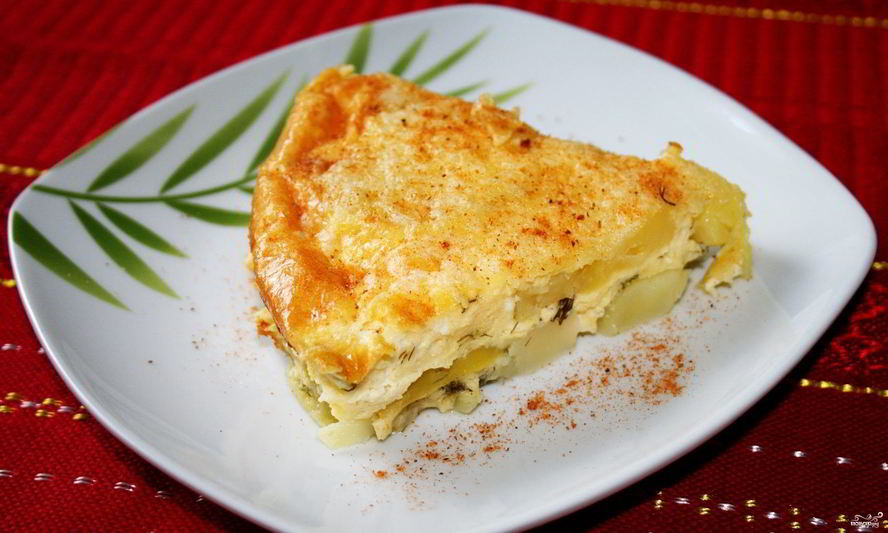 Рецепт запеканки на сковороде