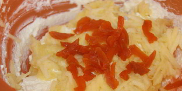 запеканка полезная с курагой и яблоком