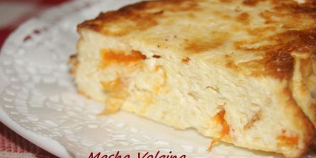 запеканка полезная с курагой и яблоком