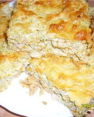 Запеканка с куриным филе, овощами и фасолью
