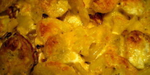 запеканка с курицей и овощами