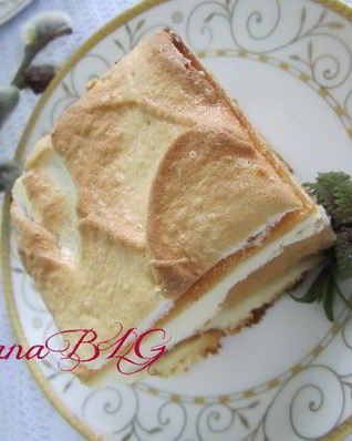 Запеканка с персиками