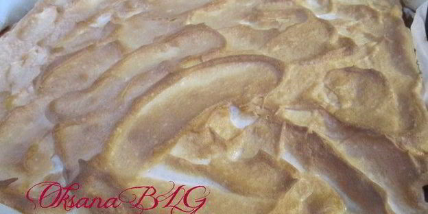 запеканка с персиками