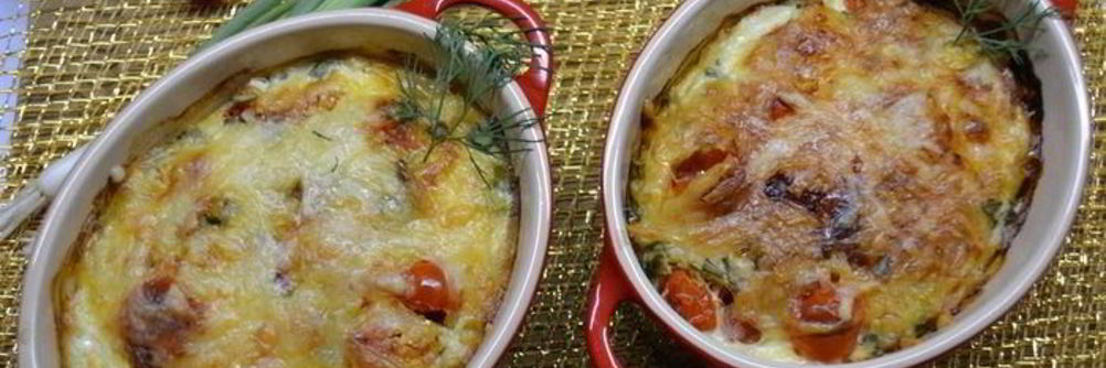 Запеканка с тунцом под сырной корочкой