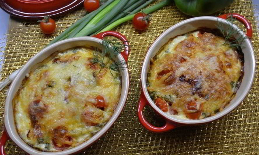 Рецепт запеканки с тунцом под сырной корочкой