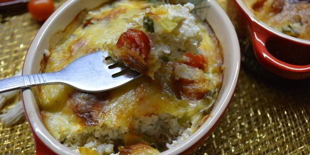 запеканка с тунцом под сырной корочкой