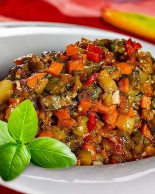 Баклажанная икра кусочками на зиму пальчики оближешь