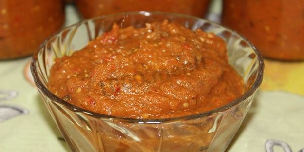 баклажановая икра на зиму бабусина