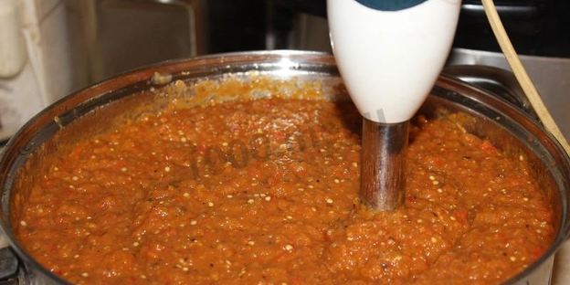 баклажановая икра на зиму бабусина