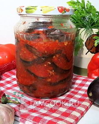 Баклажаны острые жареные на зиму