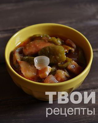 Баклажаны с перцем на зиму
