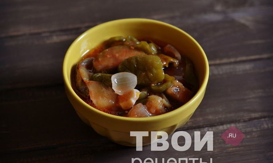 Рецепт баклажанов с перцем на зиму