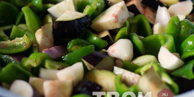 баклажаны с перцем на зиму