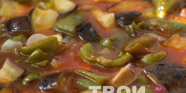 баклажаны с перцем на зиму