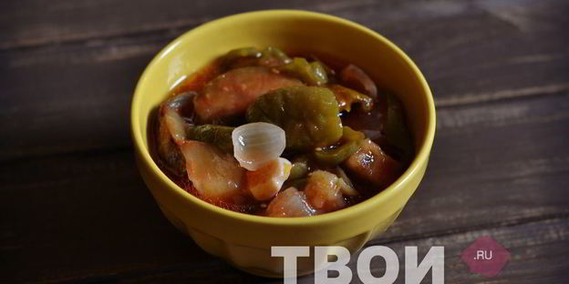 баклажаны с перцем на зиму