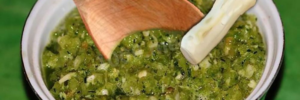 Горлодер из зеленых помидор на зиму