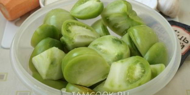 икра из зеленых помидоров на зиму