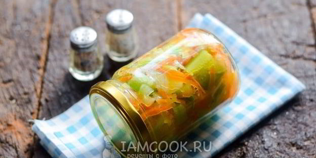 кабачки с луком и морковью на зиму