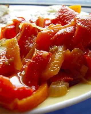 Кабачки с помидорами на зиму