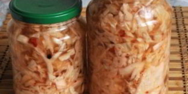 капуста белокочанная по-корейски на зиму