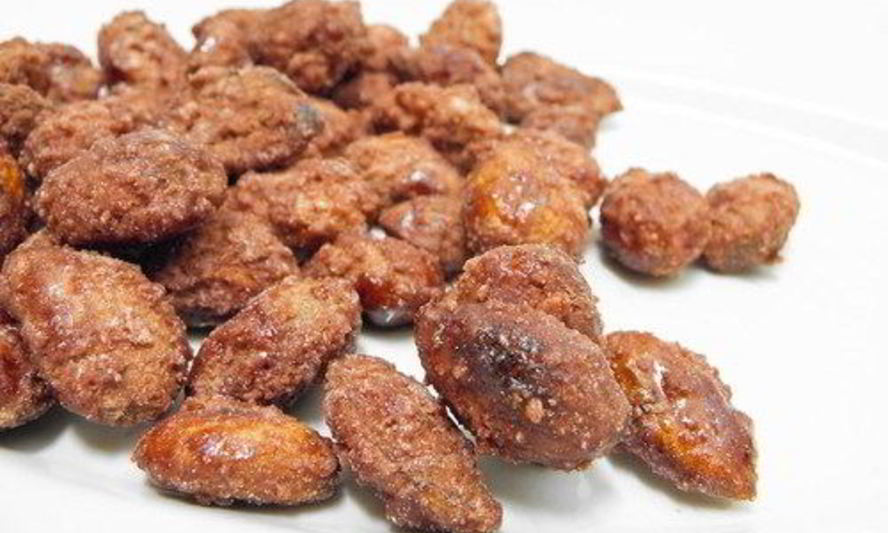 Рецепт хрустящих орехов в кокосовой стружке и карри