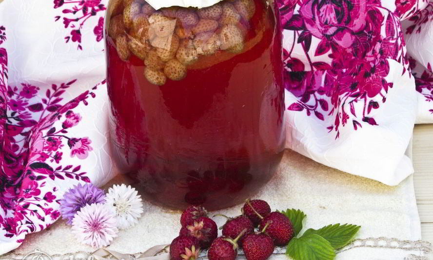 Рецепт клубничного компота на зиму