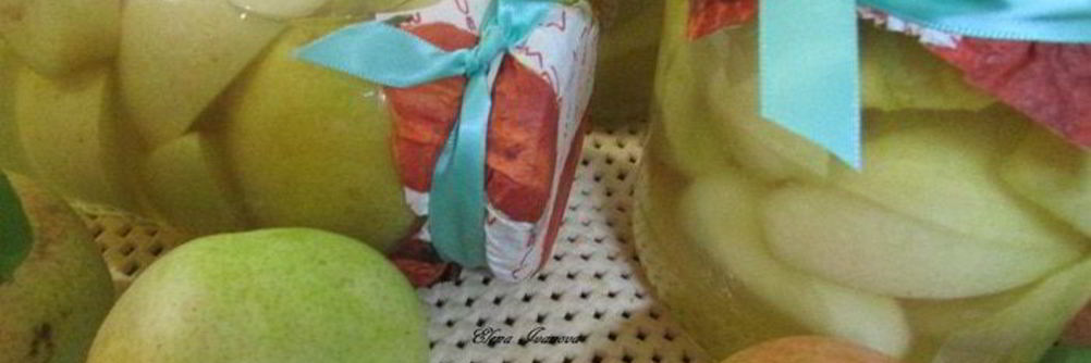 Компот грушевый с медом