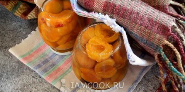 компот из абрикосов без косточек на зиму