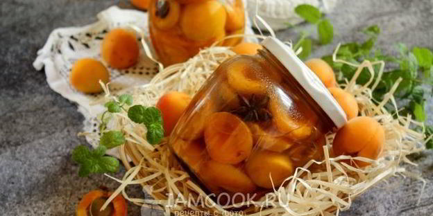 компот из абрикосов без косточек на зиму