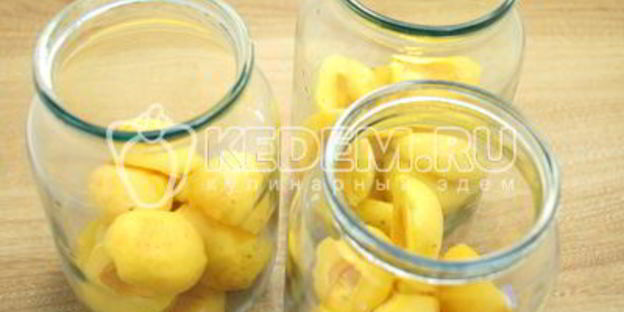 компот из абрикосов c яблоками на зиму