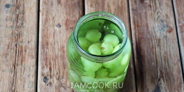 компот из белого винограда на зиму