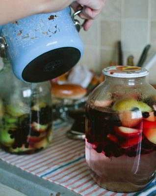 Компот из черемухи