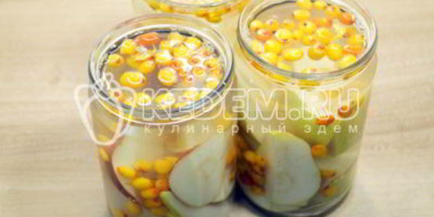 компот из груш с облепихой