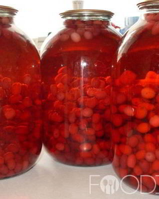 Компот из кизила на зиму