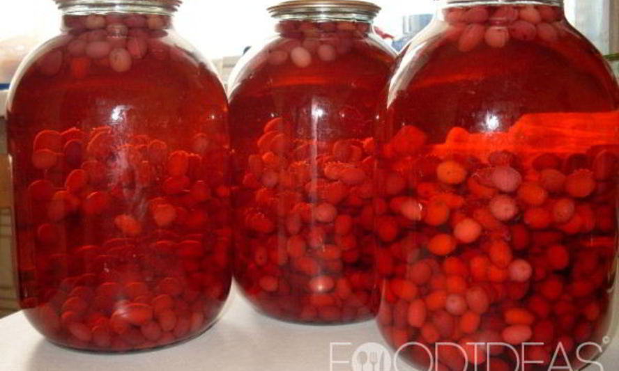 Рецепт компота из кизила на зиму