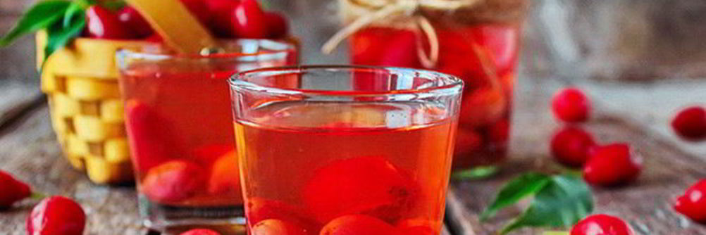 Компот из кизила