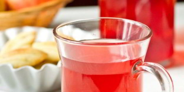 компот из клубники и клюквы