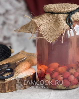 Компот из красного и зеленого крыжовника на зиму
