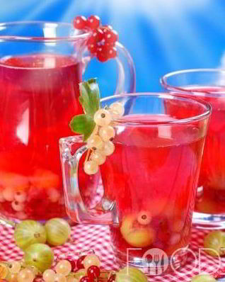 Компот из крыжовника и смородины