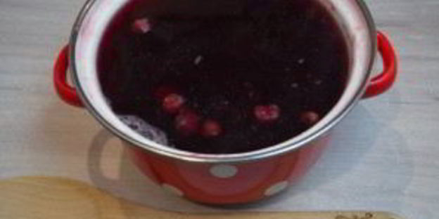 компот из малины и вишни