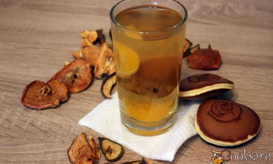 Рецепт компота из сухофруктов с мандаринами