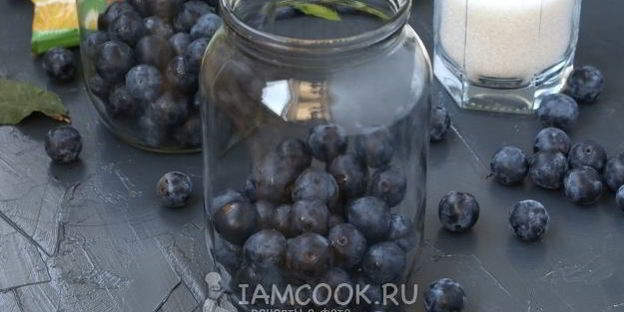 компот из терна на зиму без стерилизации